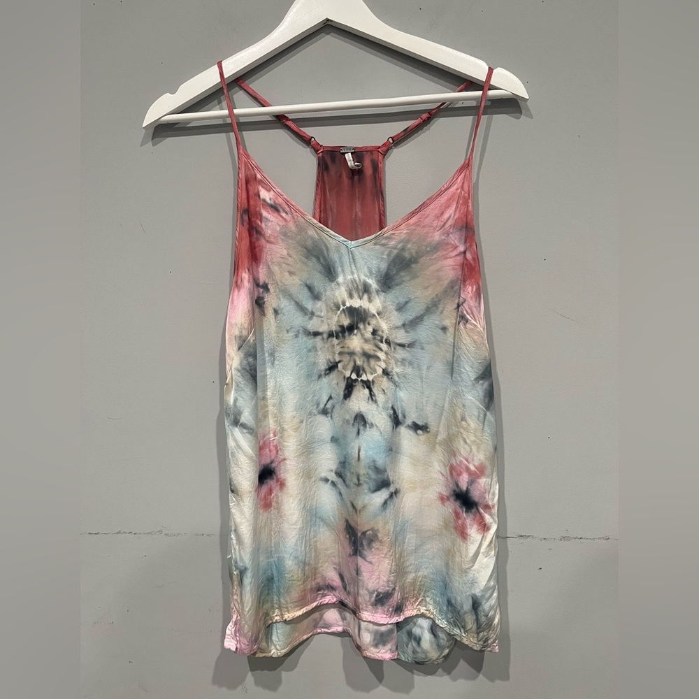 YOUNG FABULOUS & BROKE Tie Dye Cami Tank